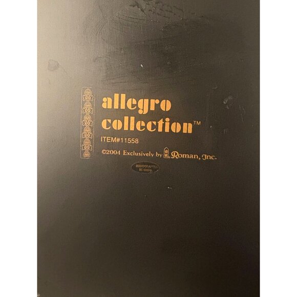 2004 Allegro Decorative 6 x8" Plaque of Flute on Sheet Music , Expressivo Saying - Picture 4 of 4